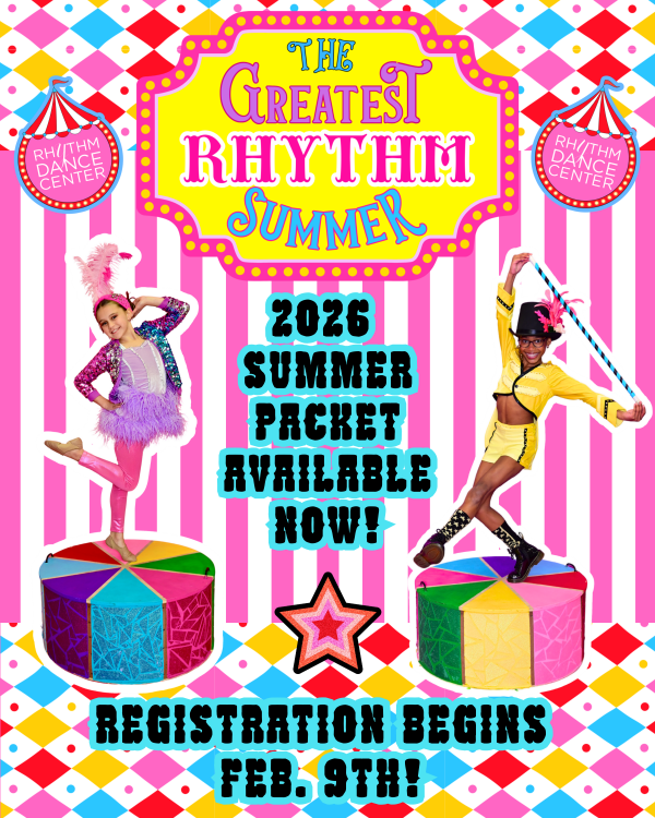 Our Greatest Rhythm Summer Packet is now available and includes all the details on each summer camp theme, dates, and pricing!